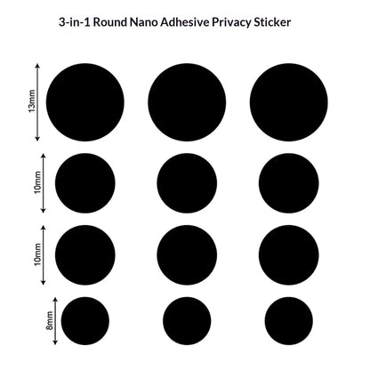 Manufacturer'S Various Sizes Phone Computer Protective Covers Lens & Camera Privacy Stickers Nano-Adhesive Model BR