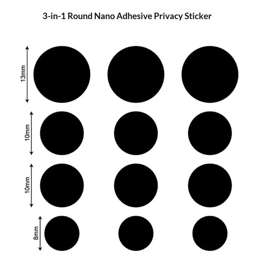 Manufacturer'S Various Sizes Phone Computer Protective Covers Lens & Camera Privacy Stickers Nano-Adhesive Model BR