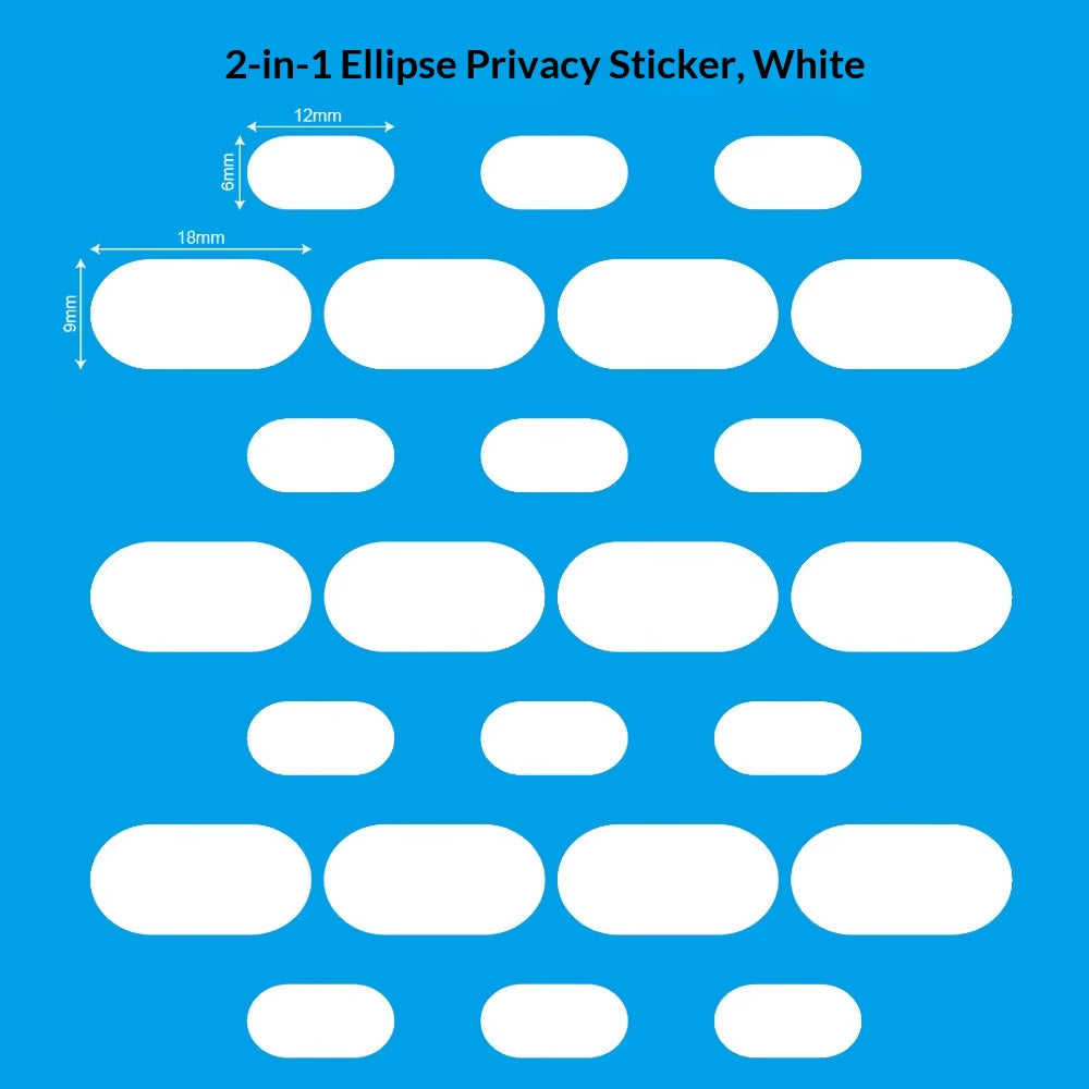 Manufacturer'S Various Sizes Phone Computer Protective Covers Lens & Camera Privacy Stickers Nano-Adhesive Model BR