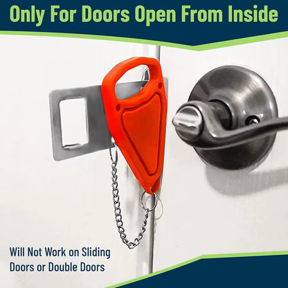 Portable Door Lock Hotel Door Locks for Travelers Anti-Theft Self-Defense Accommodation Door Stopper for Apartment Security